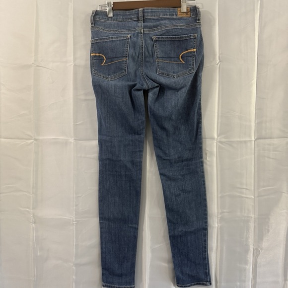 American Eagle Jegging Jeans Womens 4 28x30 Denim Skinny - Picture 2 of 7